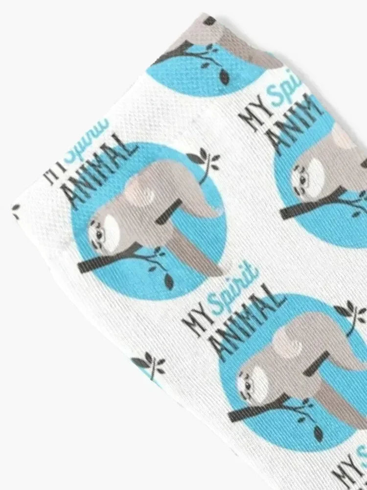 My Spirit Animal Sloth Socks