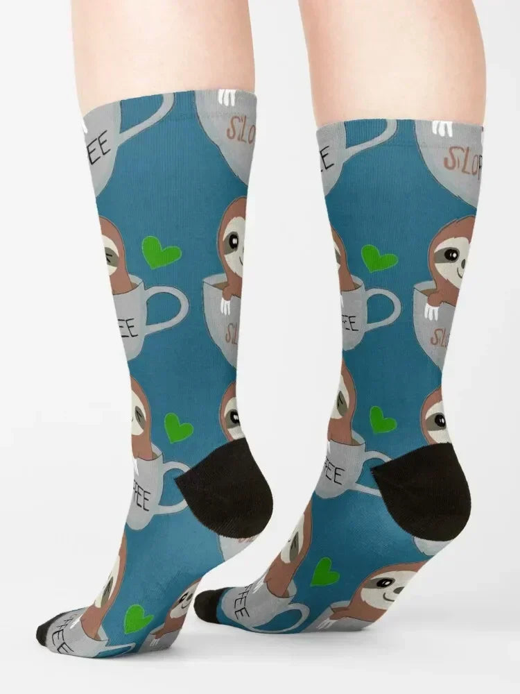 Coffee Sloth Socks