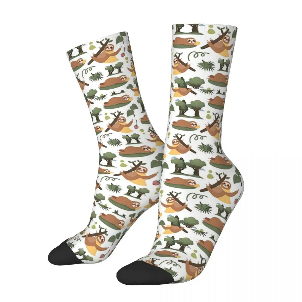 Safari Sloth Crew Socks