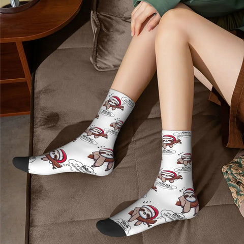 Image of Bruh, It's Too Early For Christmas Sloth Socks