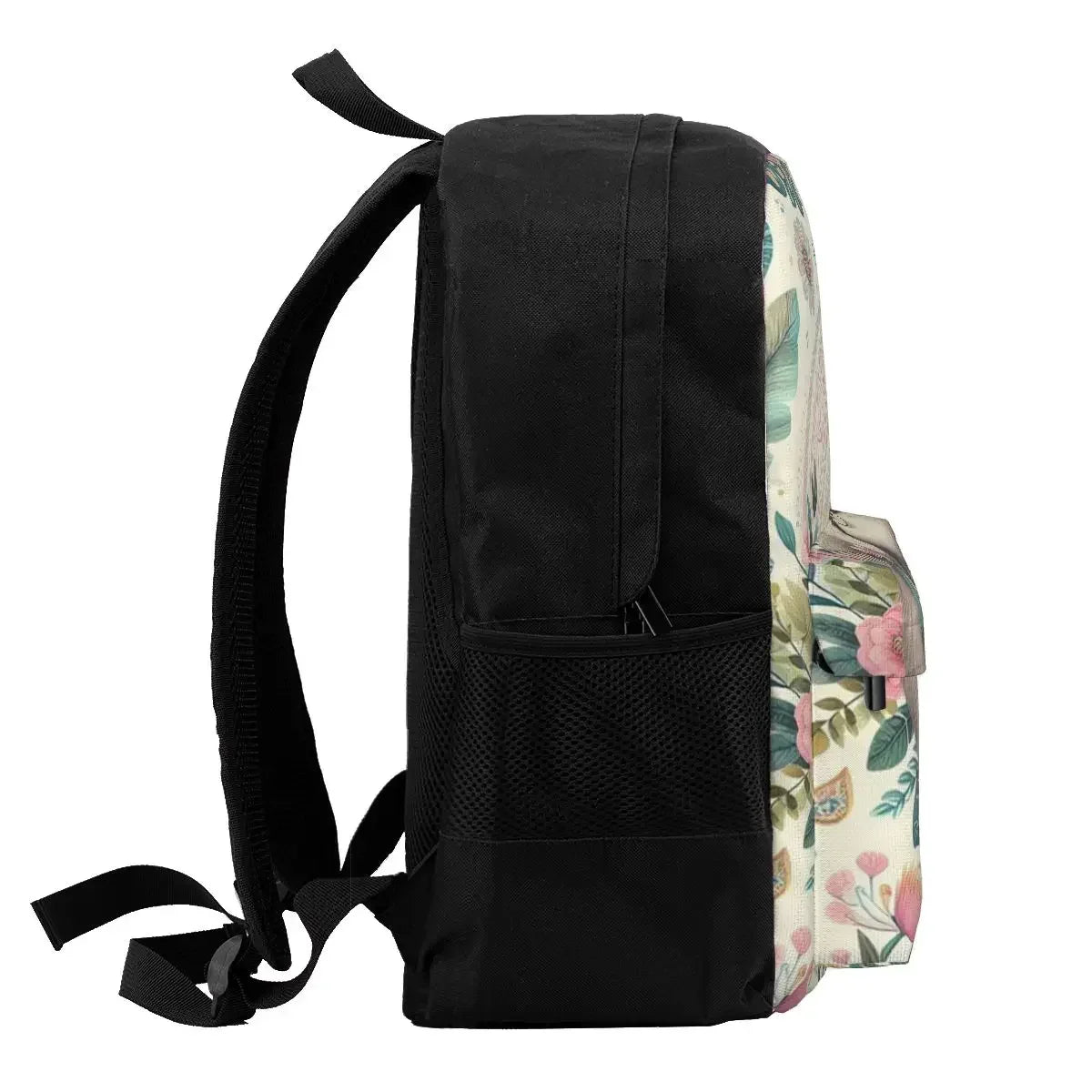 Happy Boho Sloth Floral Backpack