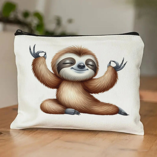 Sloth Yoga Makeup Bag