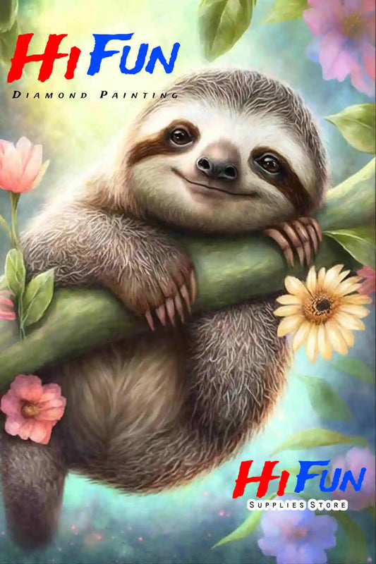 Sloth Diamond Art Kit