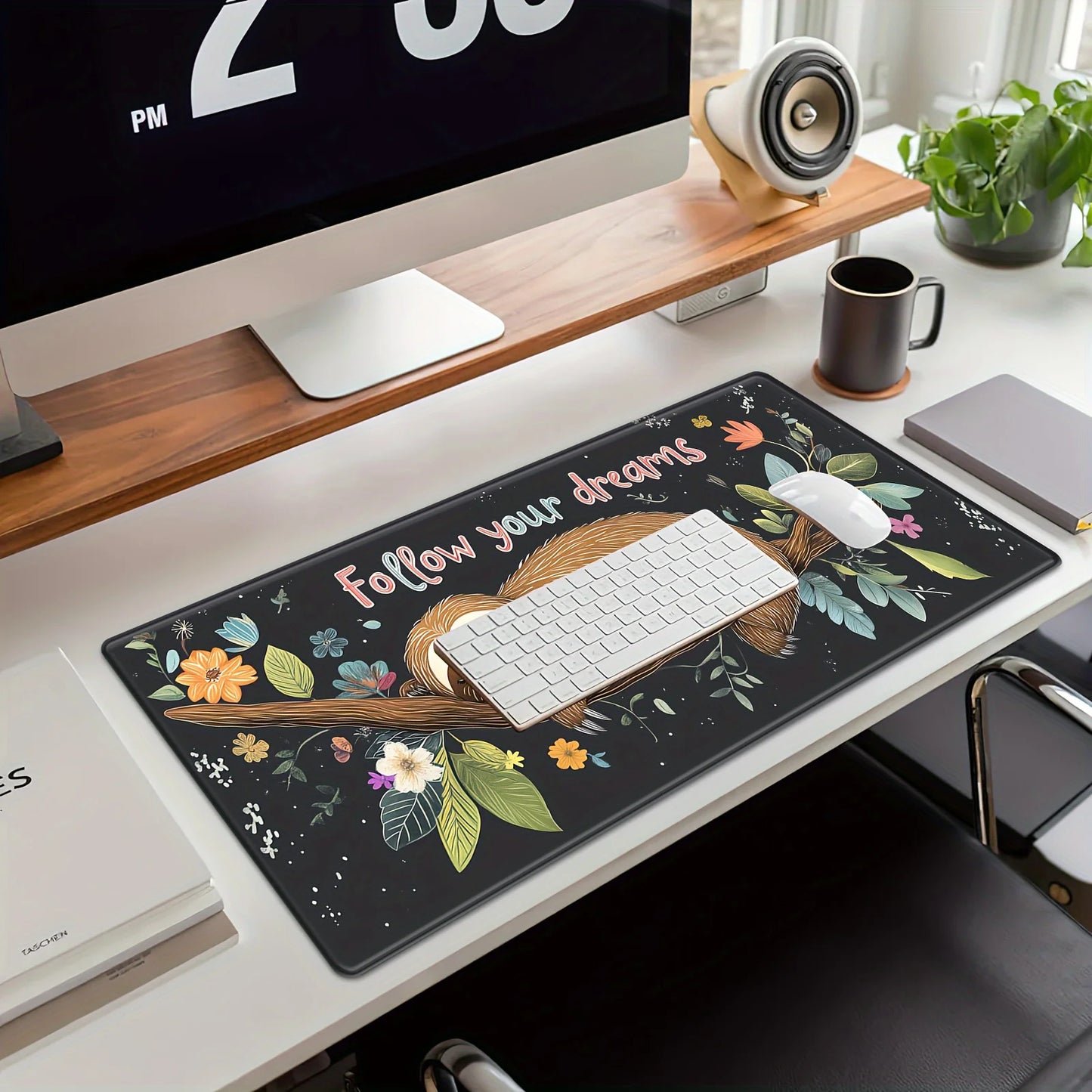 Follow Your Dreams Sloth Mouse Pad