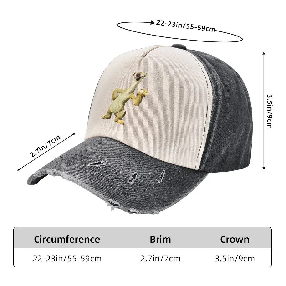 Sid The Sloth Baseball Cap