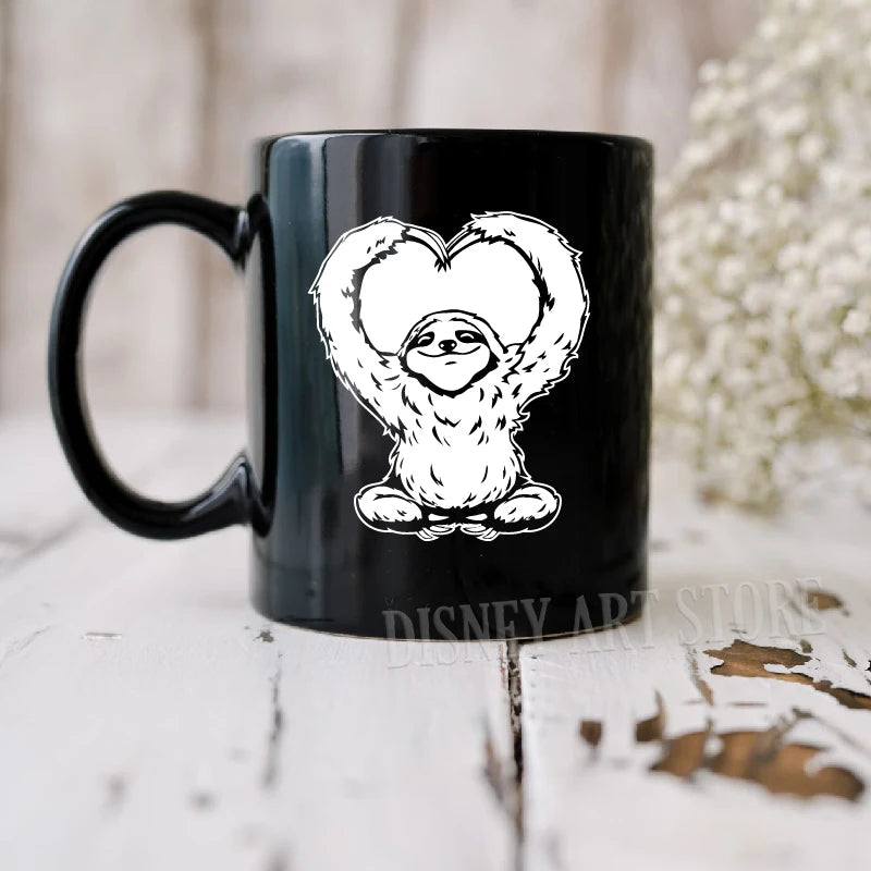 Happy Heart Sloth Sticker