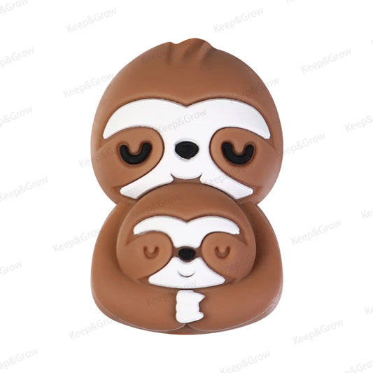 Sloth Silicone Beads For Pens