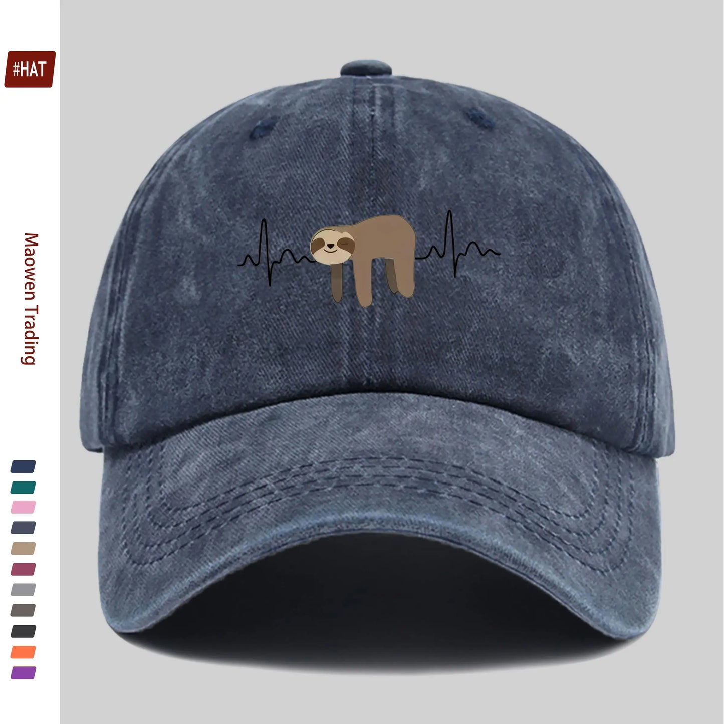 Sloth Print Baseball Cap product photo 4