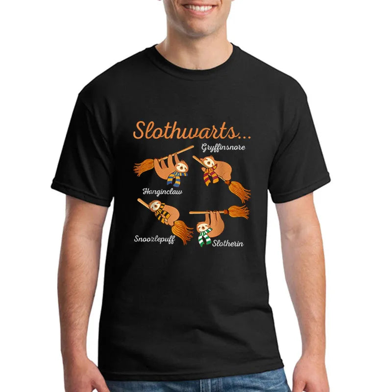 Slothwarts T Shirts Oversized