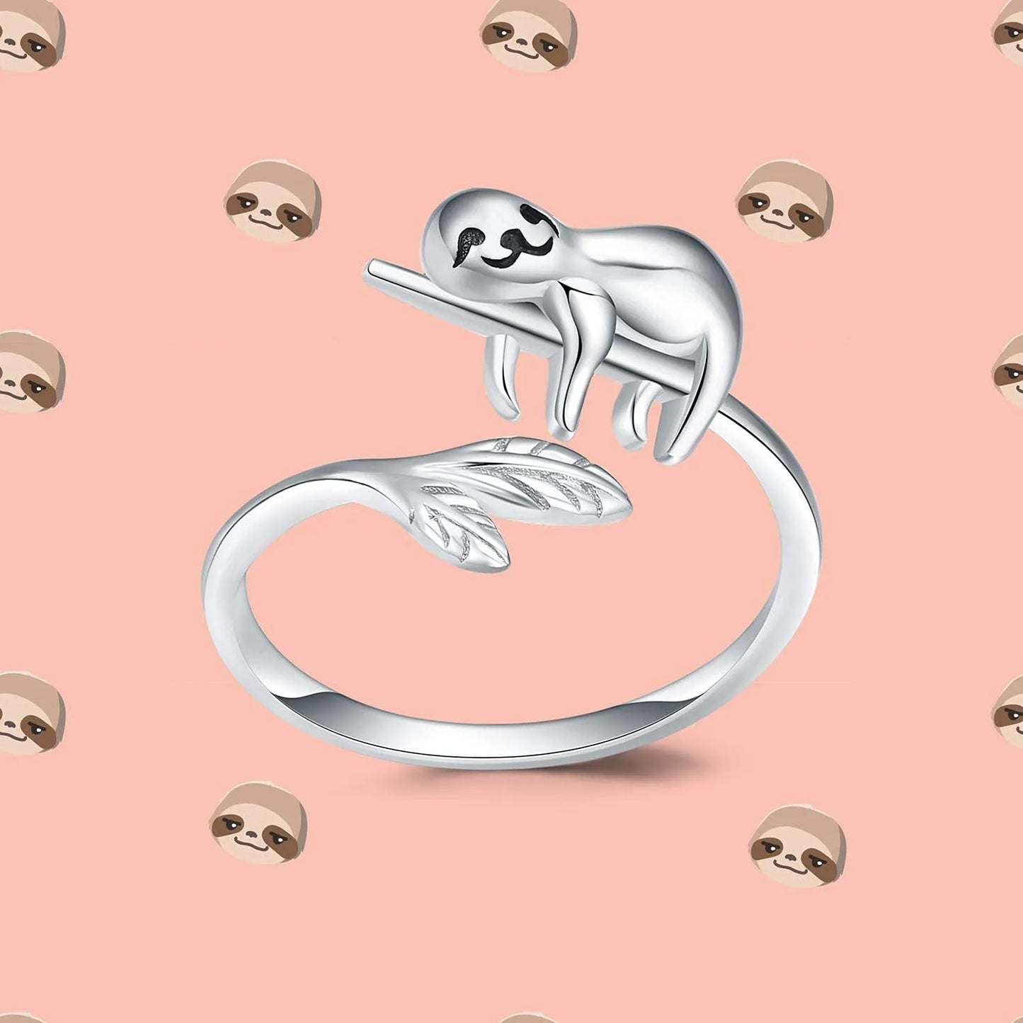 Sloth Adjustable Ring