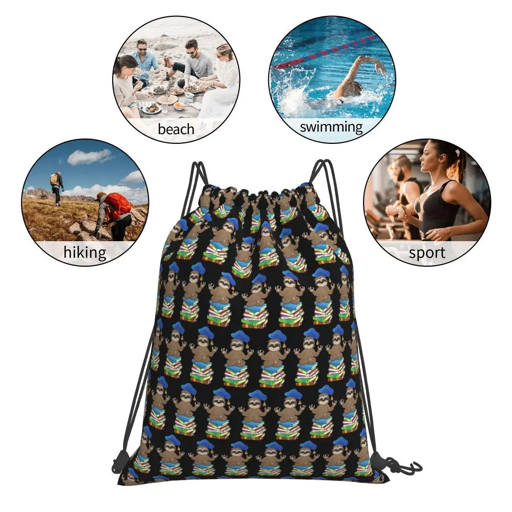 Sloth Drawstring Backpack product photo 5