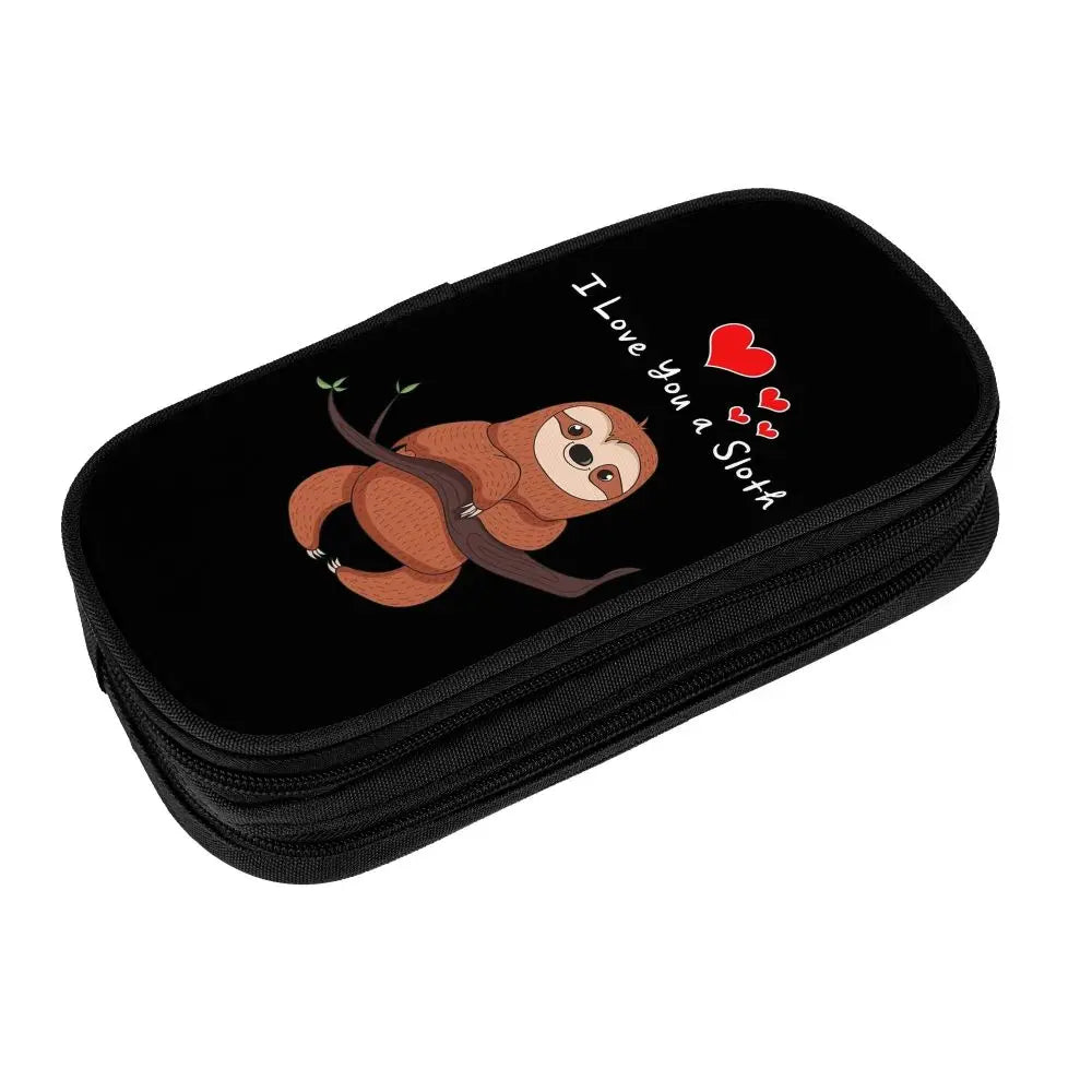 I Love You A Sloth Pencil Case