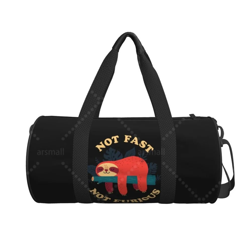 Not Fast Not Furious Sloth Travel / Gym Bag