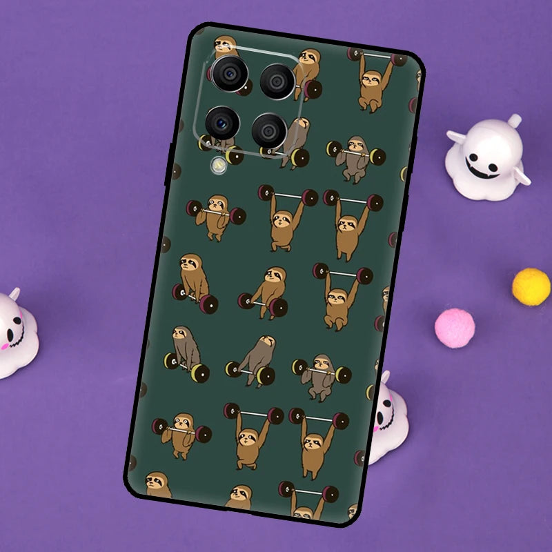 Weightlifting Sloth Samsung Phone Case