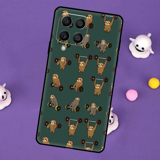 Weightlifting Sloth Samsung Phone Case