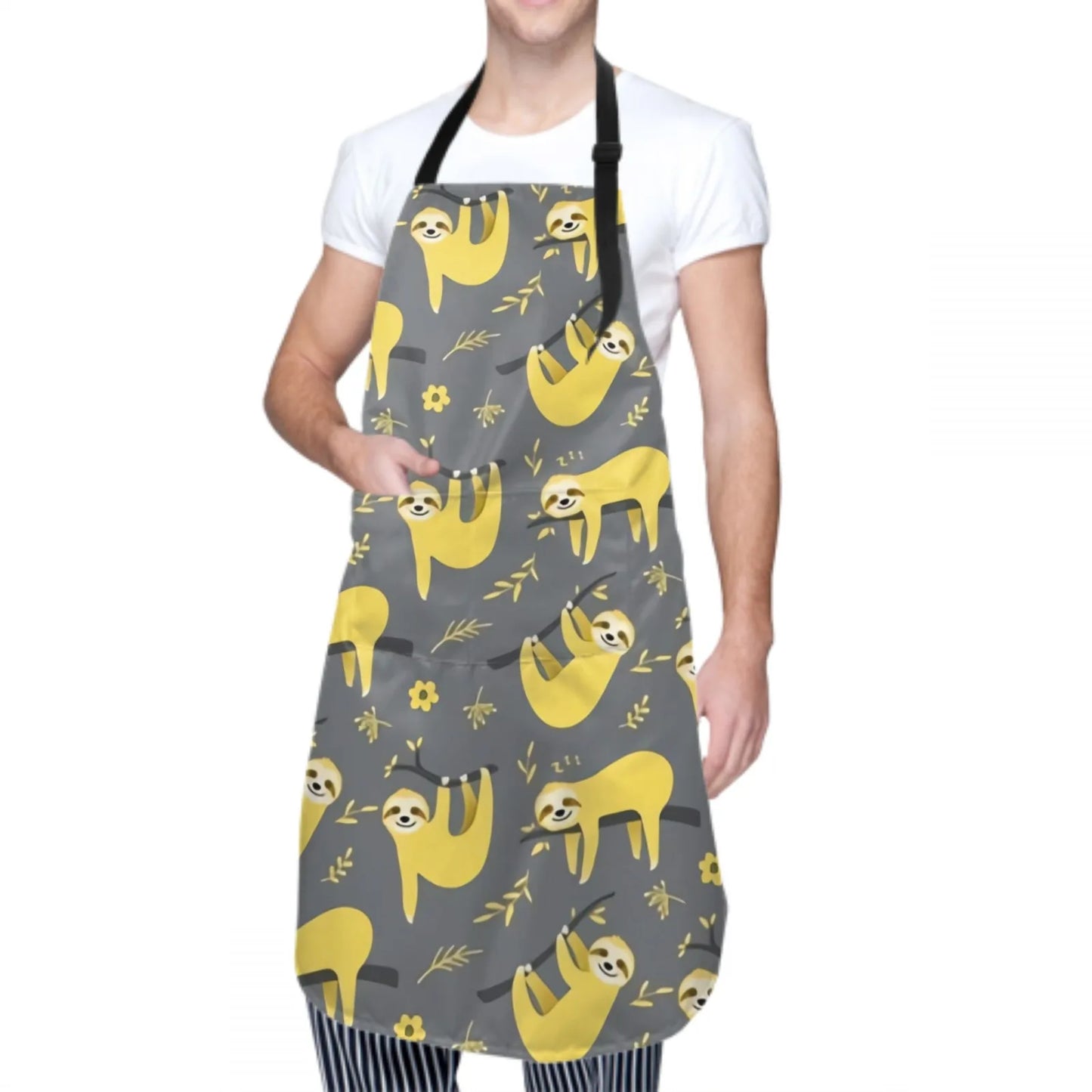 Cute Sloth Waterproof Aprons