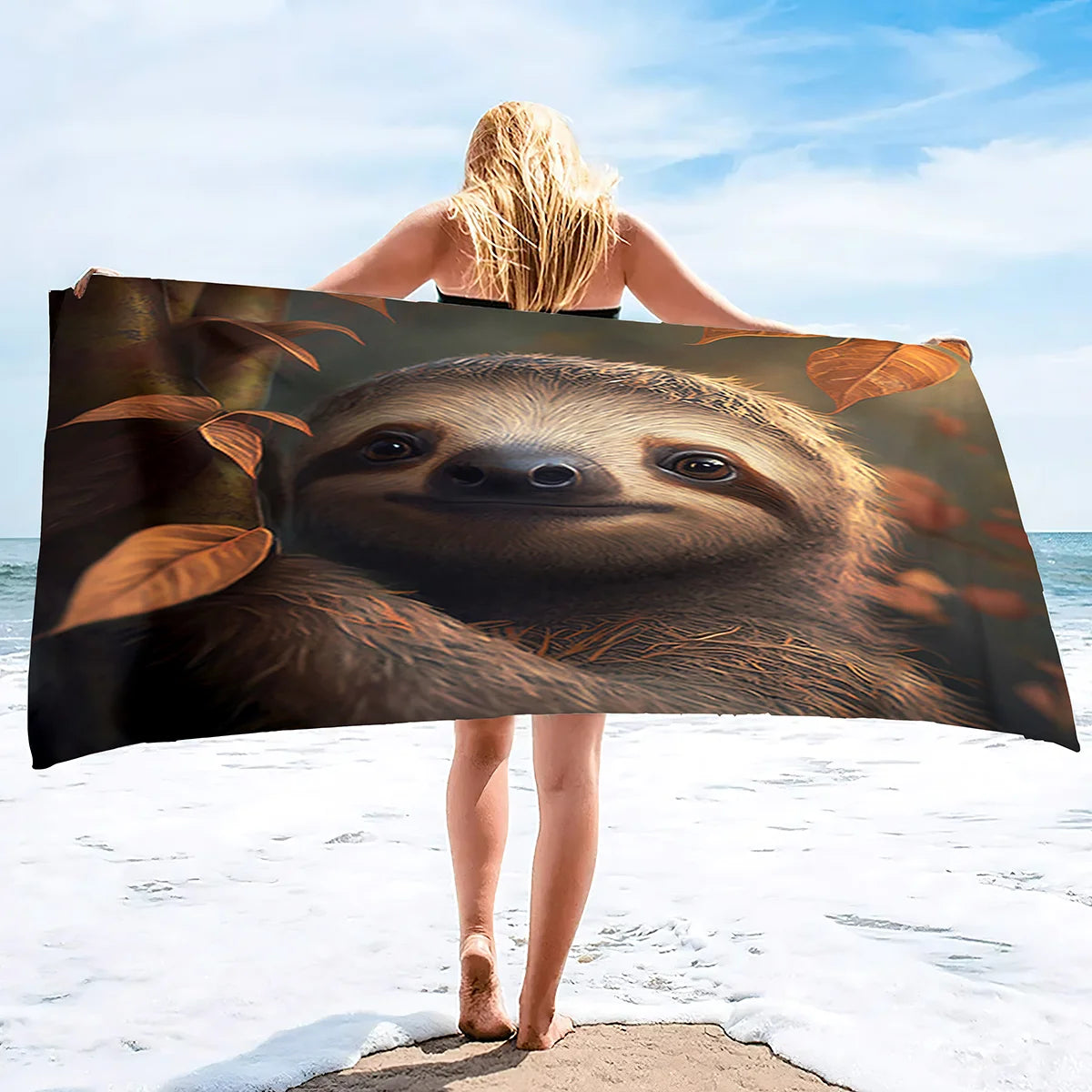 No Rush Sloth Towel