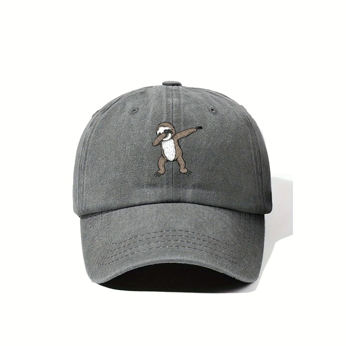 Dabbing Sloth Vintage Washed Baseball Cap product photo 1