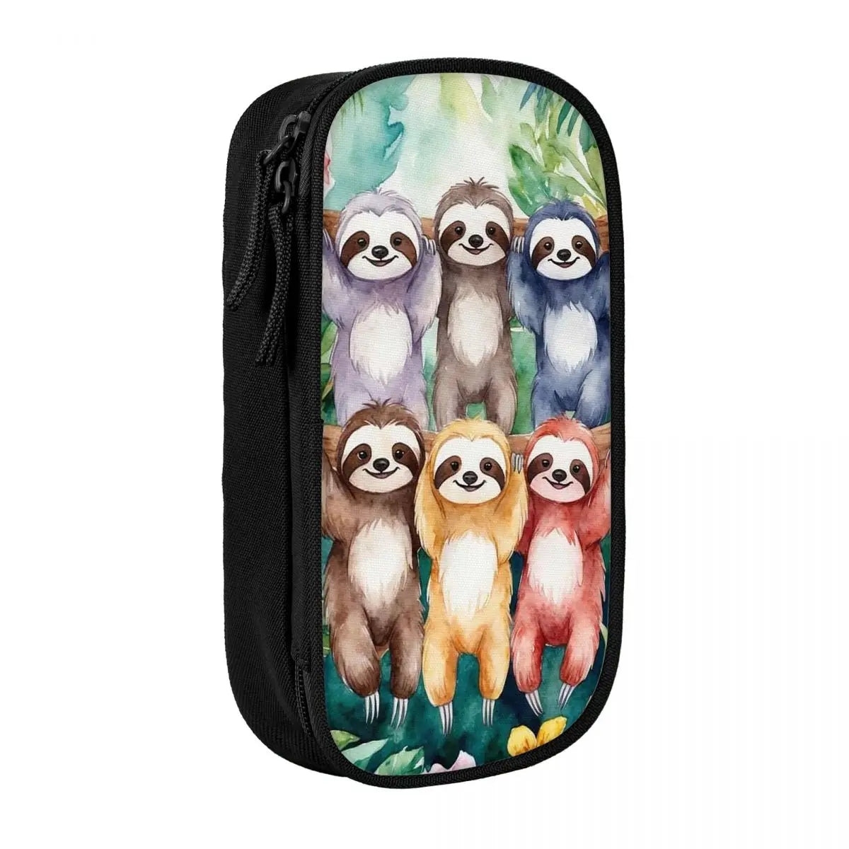 Colorful Sloths Pencil Case