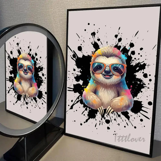 Sloth Poster Wall Art