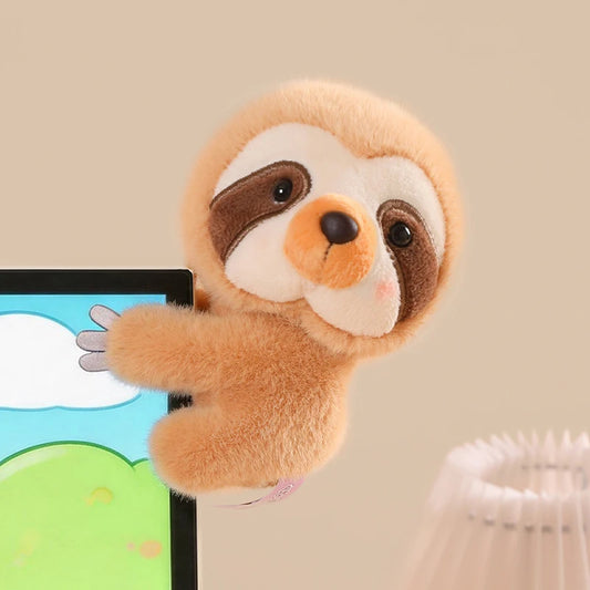 Mini Clip Sloth Plush Toy