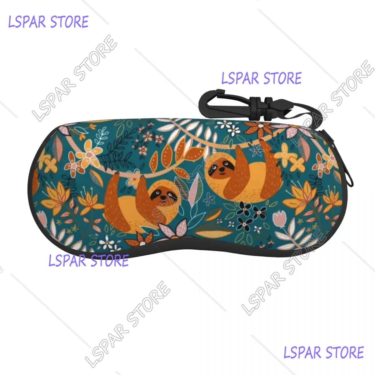 Cute Sloth Pattern Glasses Case