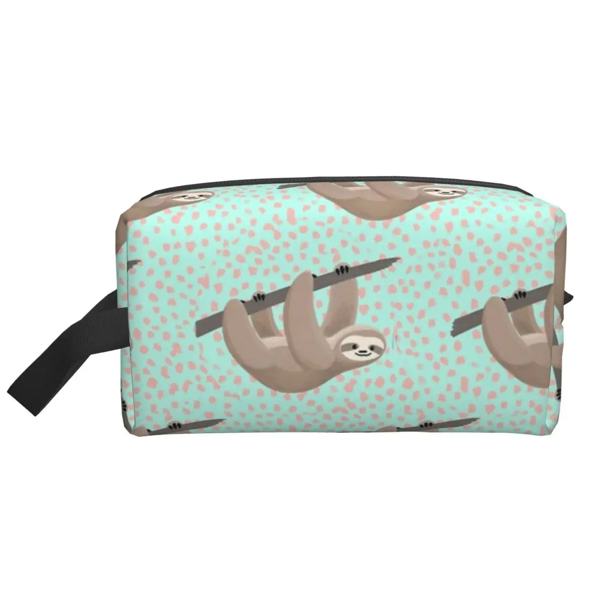 Hanging Sloth Cosmetic Bag
