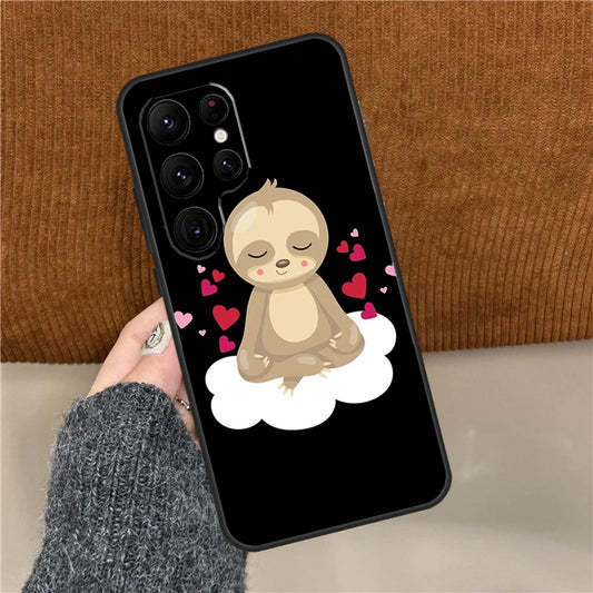 Sloth On A Cloud Love Samsung Phone Case