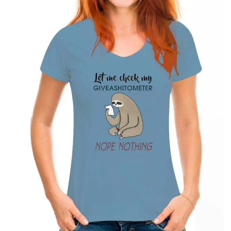 Let Me Check Sloth T-Shirt