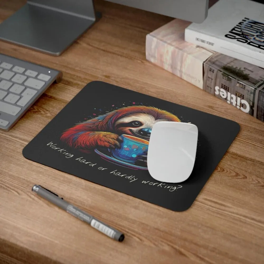 Working Hard or Hardly Working Sloth Moise Pad