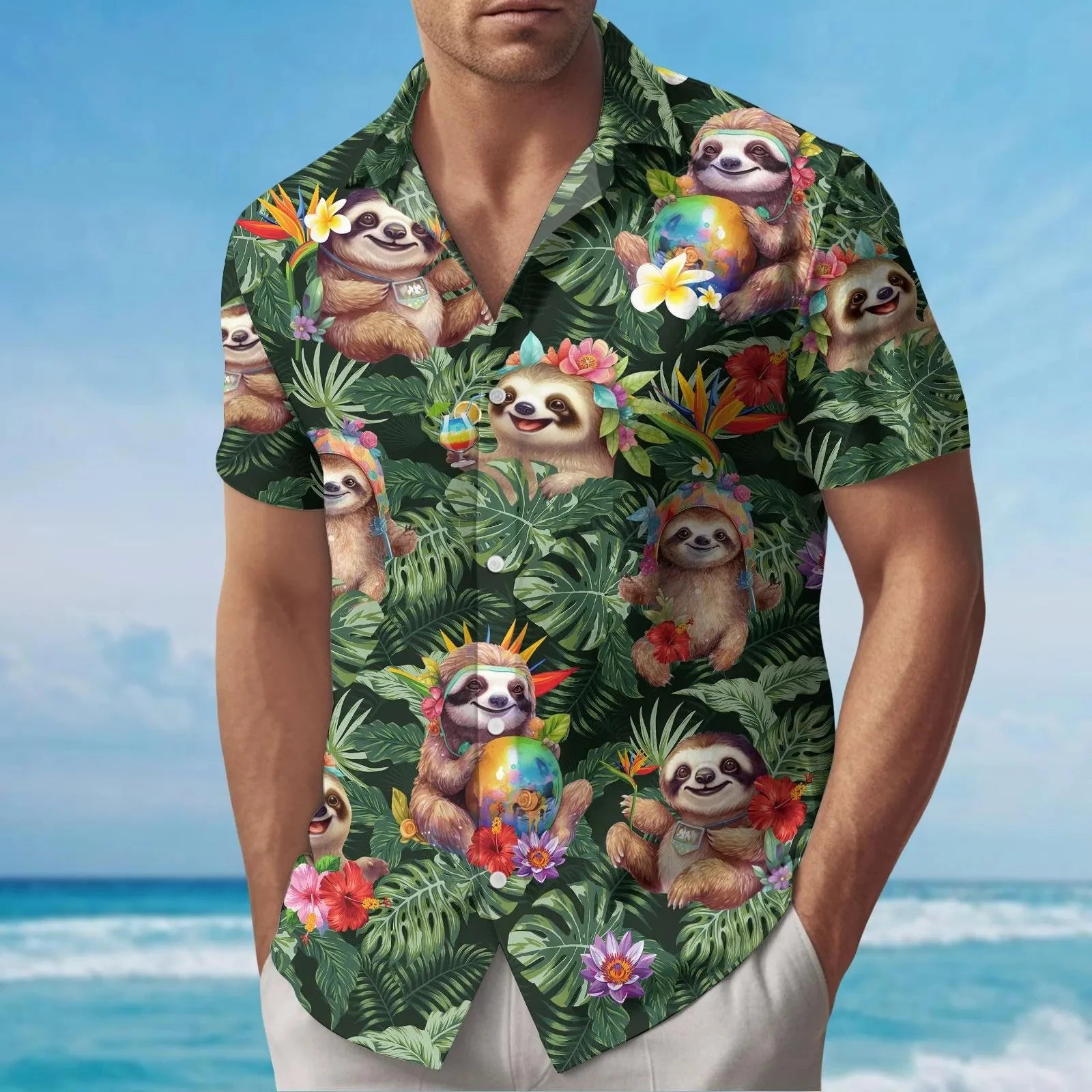 Jungle Sloth Shirt product photo