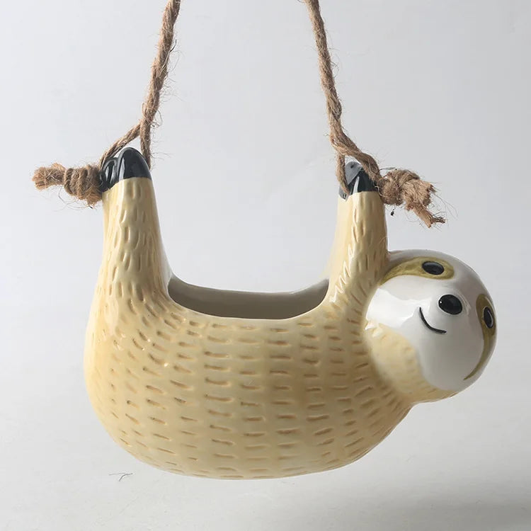 Sloth Hanging Flowerpot