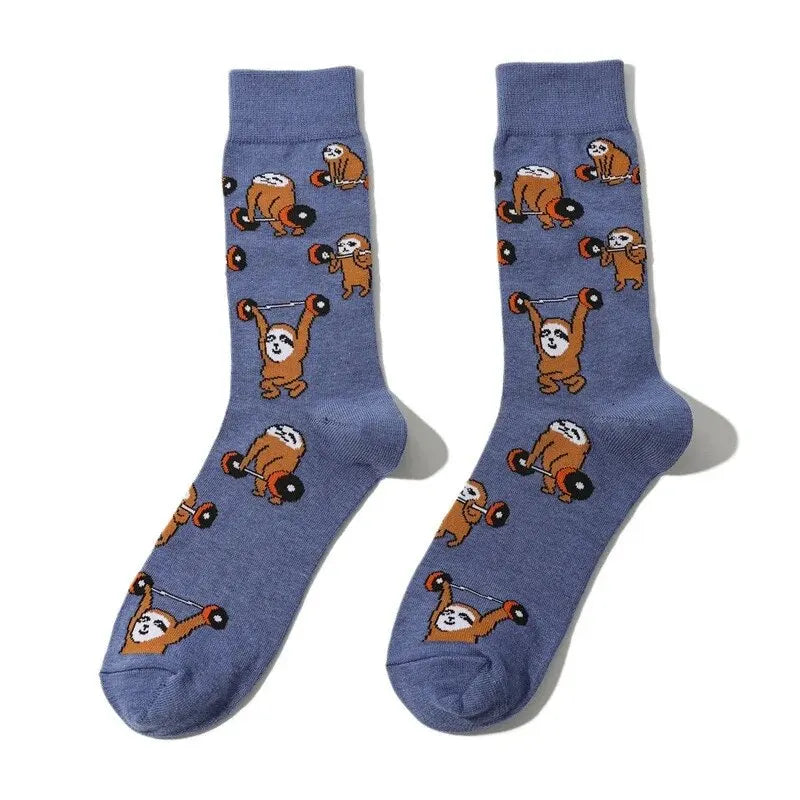 Sloth Bodybuilding Weightlifting Socks