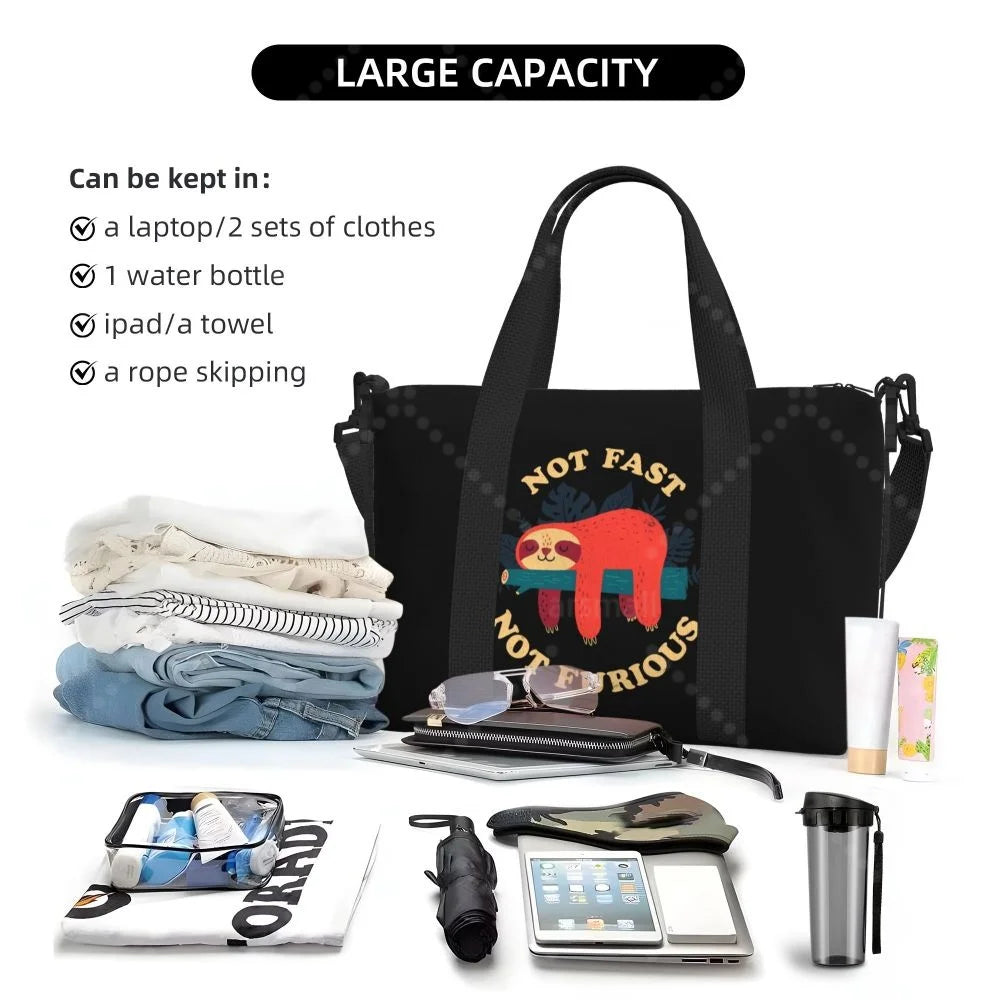 Not Fast Not Furious Sloth Travel Bag