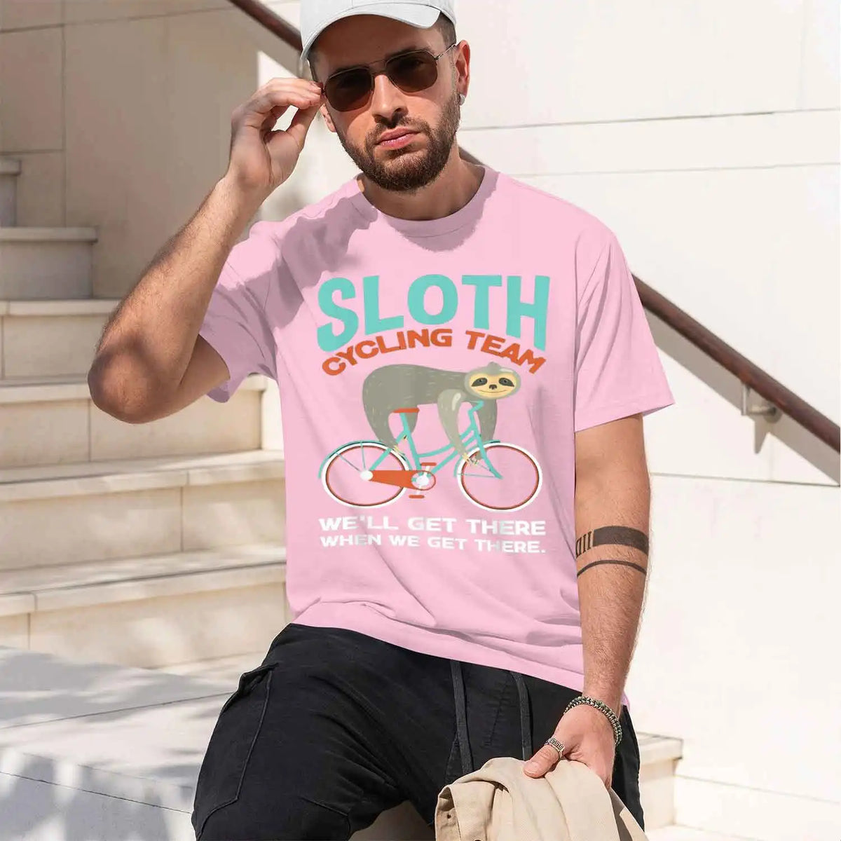 Sloth Cycling Team Sloth T-Shirt