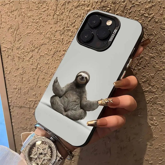 Sloth Meditating iPhone Case