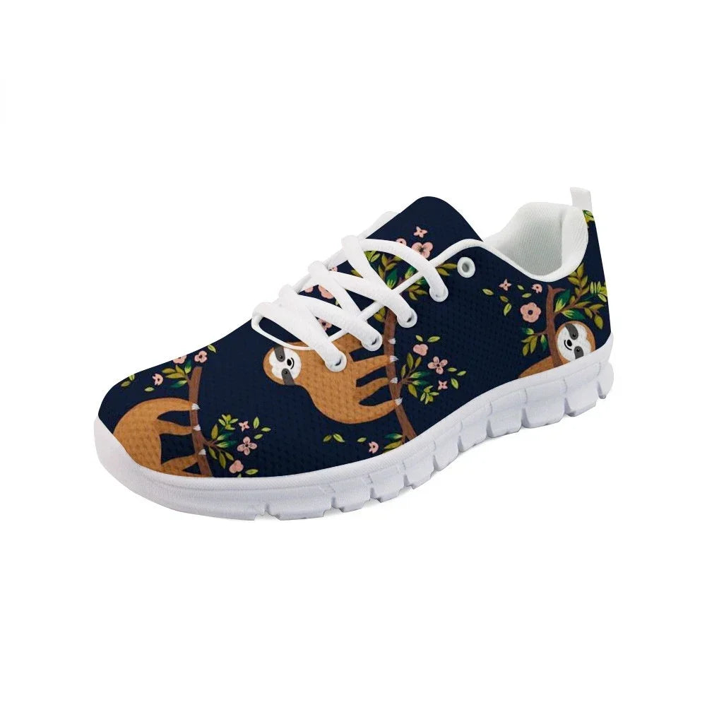 Sloth On A Branch Sneakers