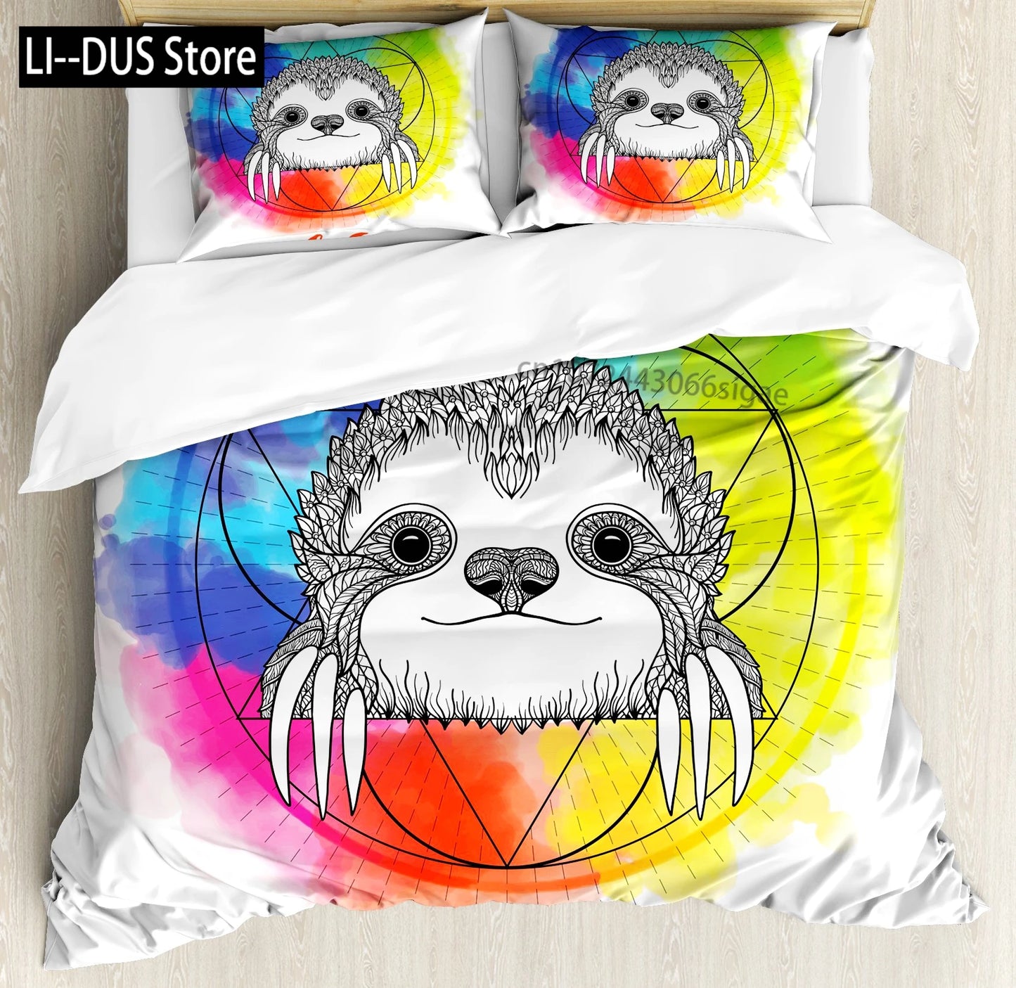 Sloth Duvet Cover Bedding Set