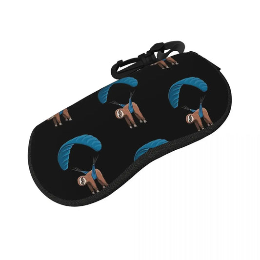 Paragliding Flying Sloth Glasses Case