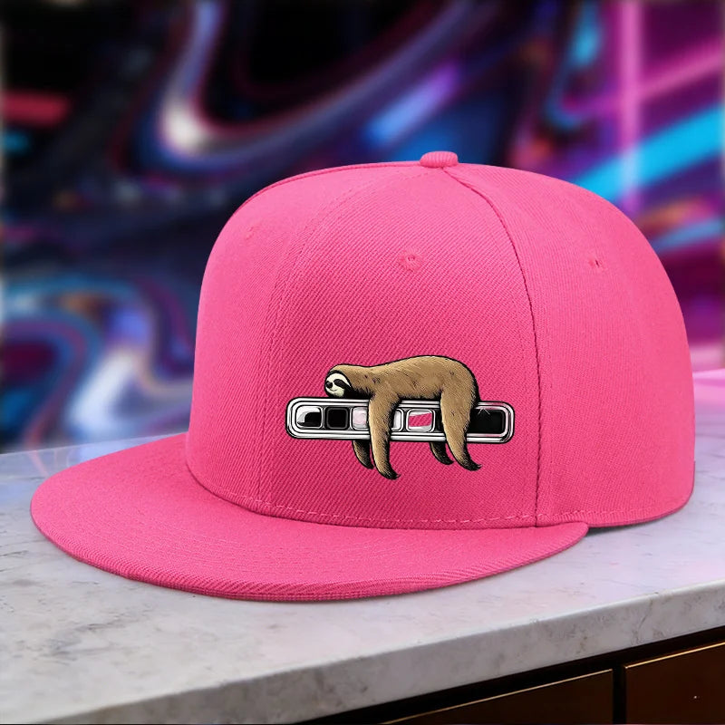 Sloth Printed Adjustable Baseball Cap