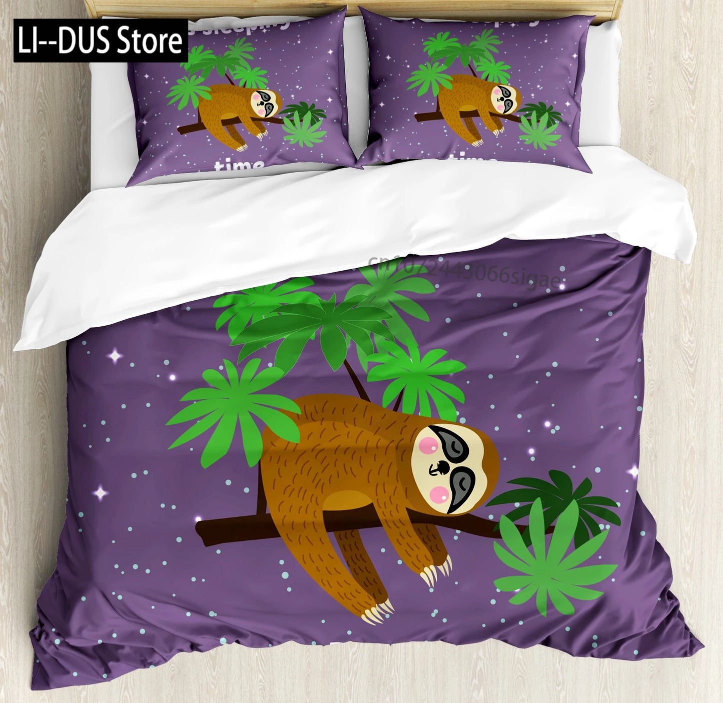Sloth Duvet Cover Bedding Set