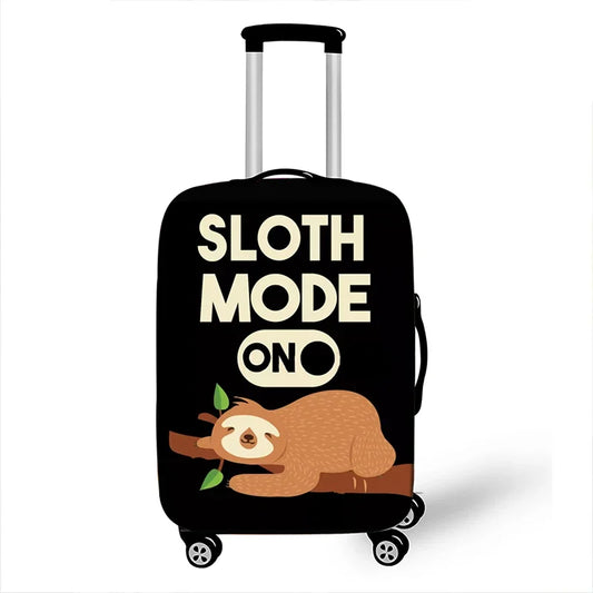 Sloth Print Luggage Cover