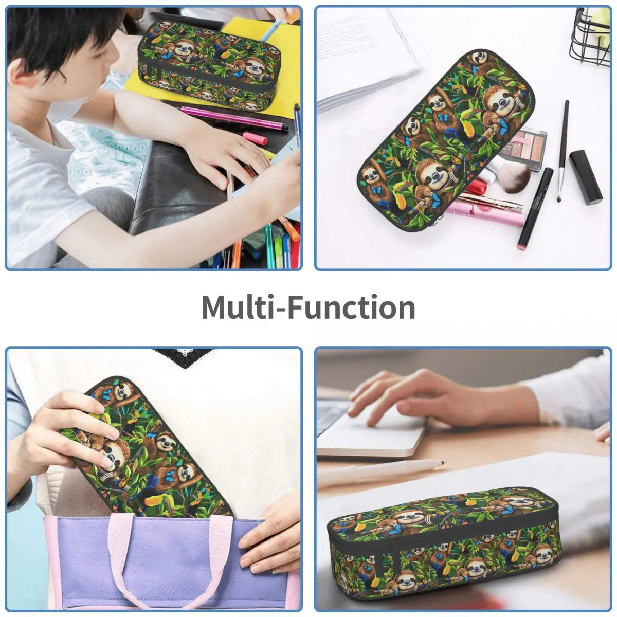Jungle Sloth Pencil Case