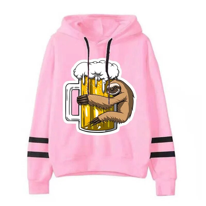 Welcome sloth pink discount hoodie