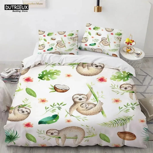 Sloth Bedding Set