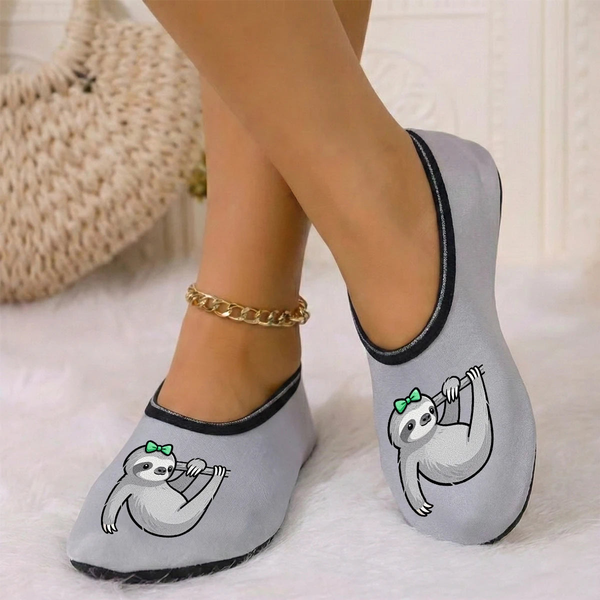 Sloth Colorful Slippers