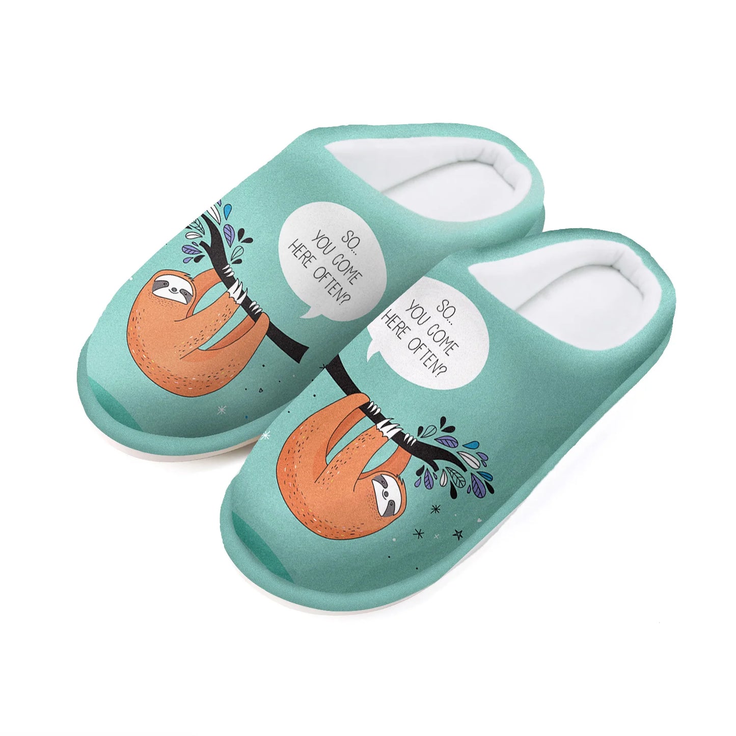 Sloth Memory Foam Slippers