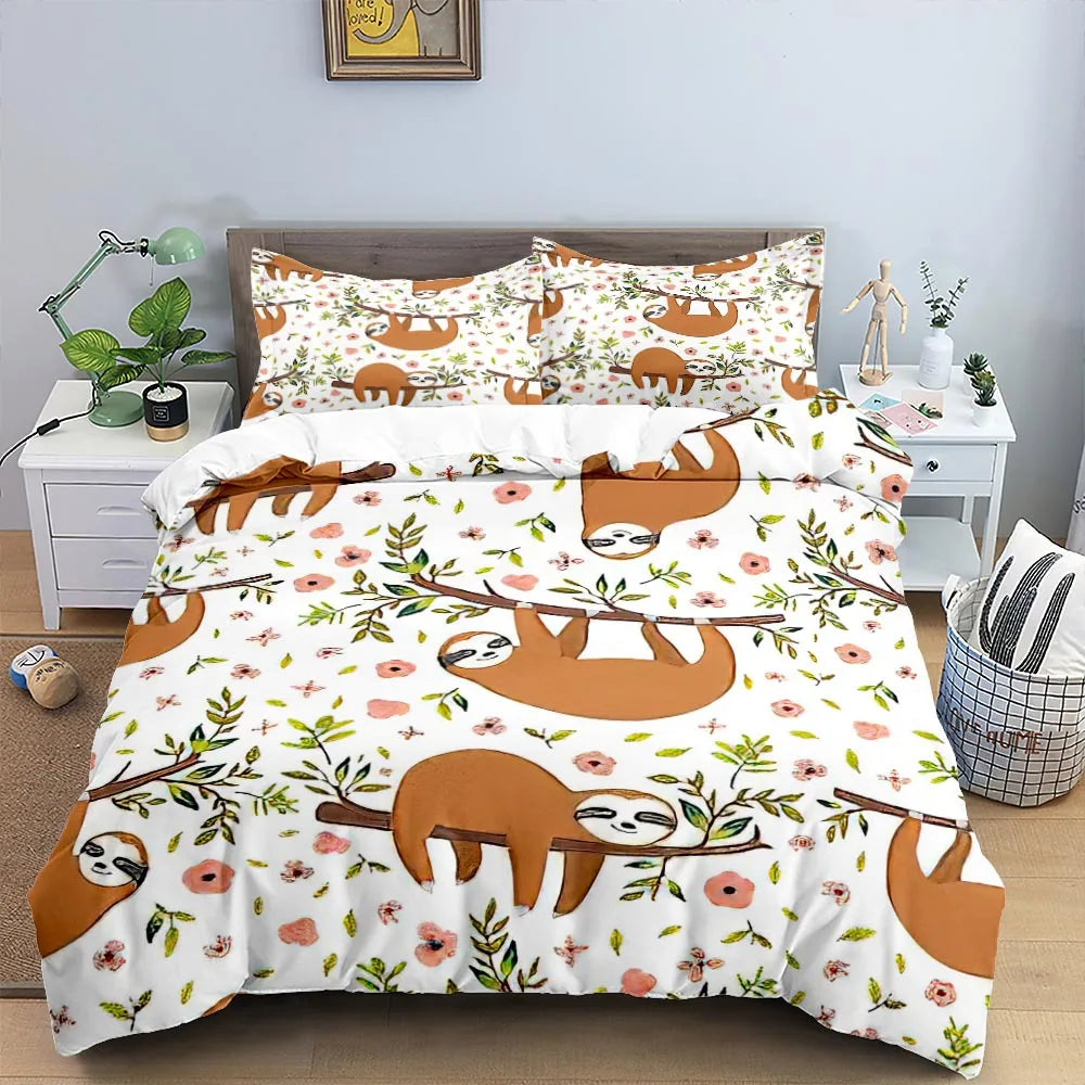 Sloth Duvet Cover Sets