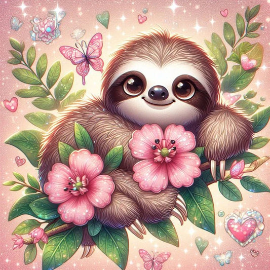 Sloth Diamond Art Kit
