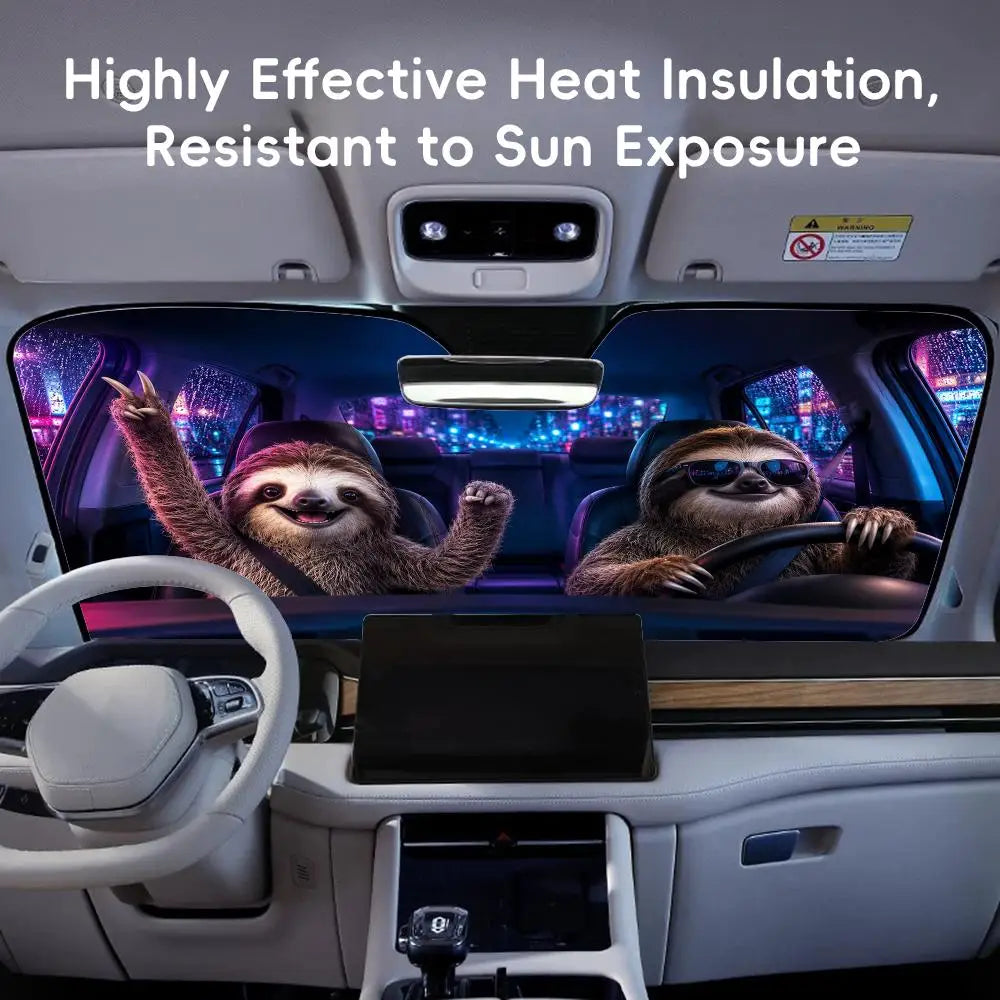 Sloth Car Sunshade